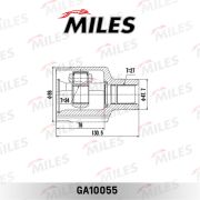 ШРУС внутр GA10055 KYRON 05-12/ACTYON 01-09/REXTON 02-