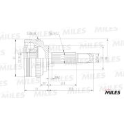 ШРУС GA20044 22x52x22 AVEO 1.4 t250; ravon r3