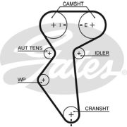 ремень ГРМ 5419XS nexia 16кл;  lacetti 1.4/1.6 16 кл F16D3 F14D3 A15MF