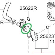 кольцо уплотнительное внутреннее 25630-2W500 термостата теплообменника