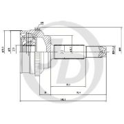 ШРУС JCT0239A  22x52x19  AVEO t255 1.2