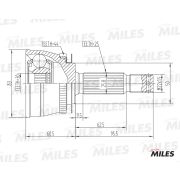 ШРУС GA20552 30x25 matrix elantra