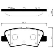 Колодки зад HP0046 solaris [RB] 11-17